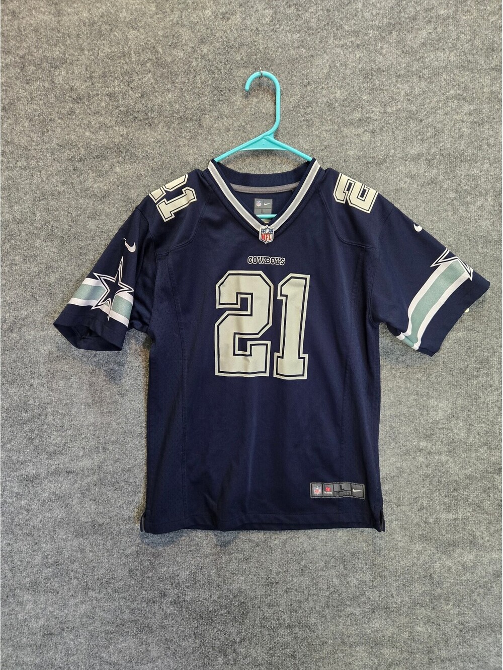 Nike Dallas Cowboys Ezekiel Elliott #21 Youth Game Jersey